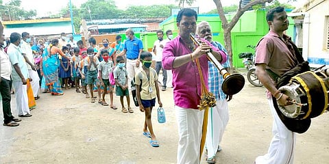 A scene at Chettikulam Panchayat Union Primary School in Perambalur | Express