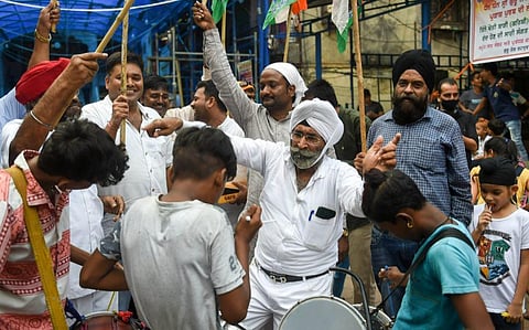 PM Modi's decision to withdraw the laws is a victory of the farmers' unity. (Photo | PTI)