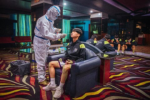 All people associated with the World Cup are tested once every 72 hours (Photo | Special arrangement)