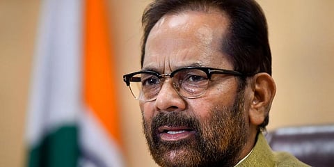 Union Minister Mukhtar Abbas Naqvi (Photo | PTI)