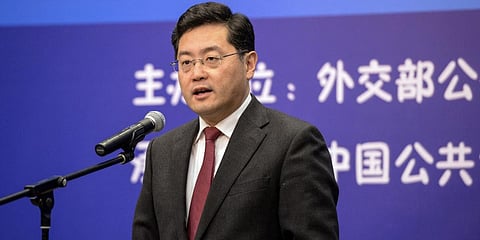 Chinese envoy to US Qin Gang (File photo| AFP)