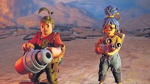 A still from a video game