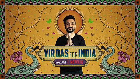 'Vir Das: For India' starts streaming on Netflix. (Photo | Vir Das Twitter)