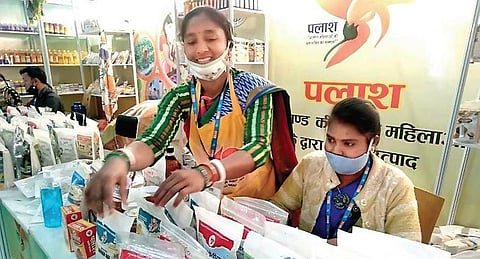 Nine products made by Jharkhand's Self Help Group women are being sold on Amazon & Flipkart.