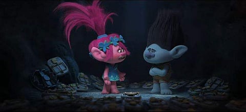 Screen grab from Trolls trailer.