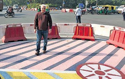 Transport Minister Kailash Gahlot inaugurates TU trials at Rajghat on Tuesday | shekhar yadav