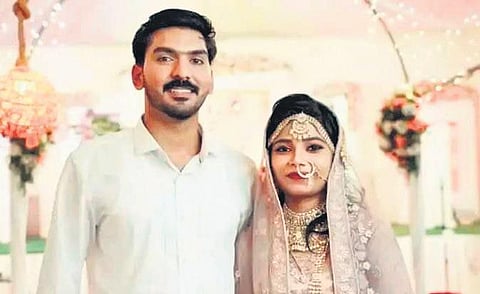 Mofiya Parveen Dilshad with Muhammed Suhail