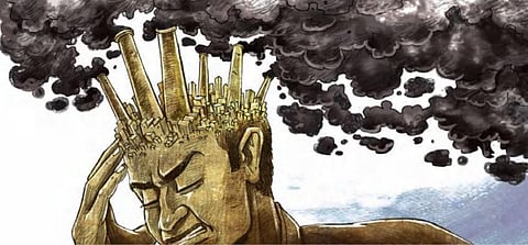 The fact that climate change will adversely affect the Indian agricultural sector had been flagged by several people. (Express Illustrations | Amit Bandre)