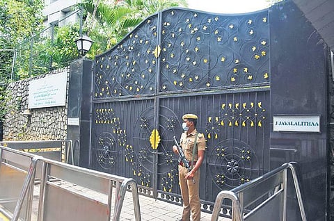 A view of Veda Nilayam at Poes Garden on Wednesday | ASHWIN PRASATH