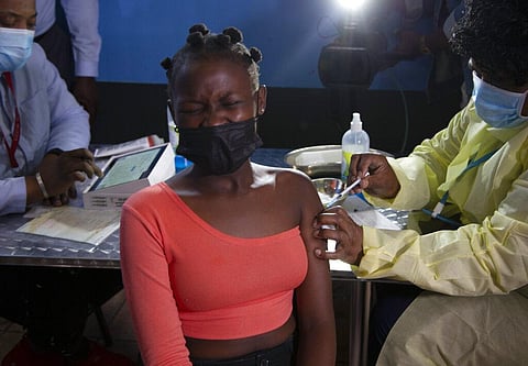 A new COVID-19 variant has been detected in South Africa that scientists say is a concern because of its high number of mutations  (Photo | AP)