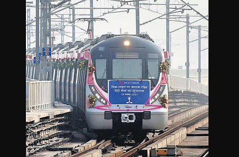 Driverless train marks new beginning for Delhi Metro