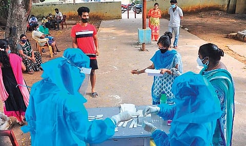 State adds 184 Covid-19 infections, 214 recoveries; Krishna posts lone fatality