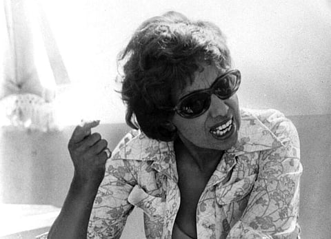 Entertainer and American ex-patriate Josephine Baker gestures as she discusses the American Black Power movement, 1970, in Roquebrune (Photo | AP)