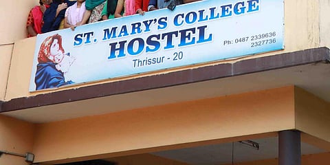 St Mary's College hostel in Thrissur. (Photo| Special Arrangement)