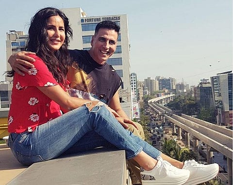 Sooryavanshi's lead actors Akshay Kumar and Katrina Kaif. (Photo | Instagram)