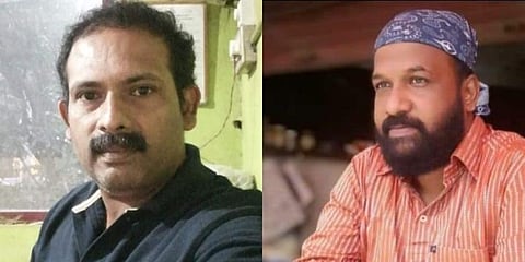 Biju (red shirt) and Nishanth (black shirt).