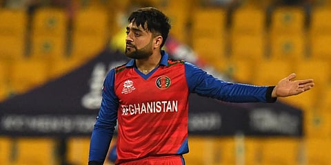 Afghanistan all-rounder Rashid Khan (File photo| AFP)