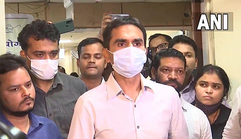 NCB Mumbai zonal head Sameer Wankhede after meeting with Chairman of National Commission for Scheduled Castes in Delhi. (File photo | ANI)