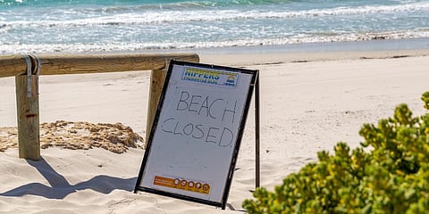 Search and rescue vessels patrol off Port Beach in North Fremantle, Western Australia. (Photo | AP)