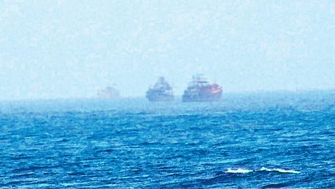 Trawlers near the Devi coast | Express