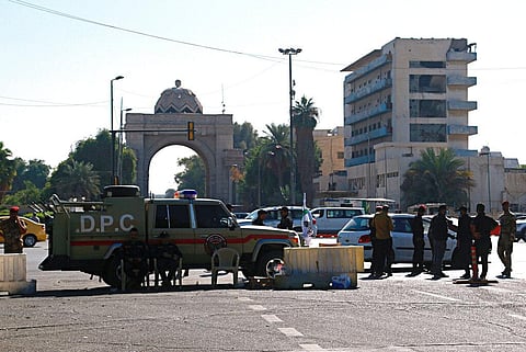 Iraqi Security forces close the heavily fortified Green Zone as they tightened security measures hours after the assassination attempt on the Prime Minister in Baghdad. (Photo | Ap)