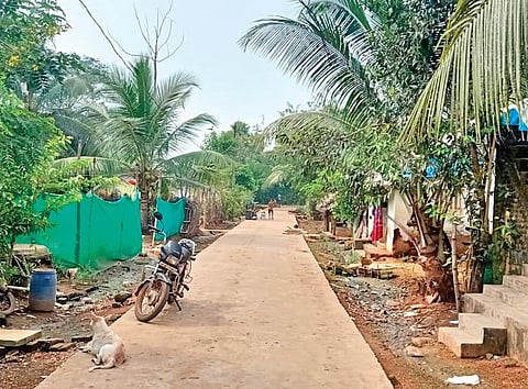 A view of the seventh ward in Buchempeta panchayat in East Godavari district | EPS