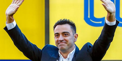 FC Barcelona coach Xavi Hernandez. (Photo | AP)