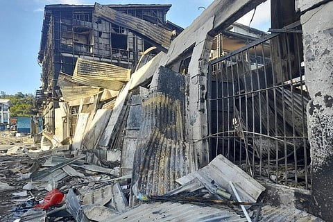 Violence receded Friday in the capital of the Solomon Islands, but the government showed no signs of addressing the underlying grievances that sparked two days of riots, Nov 26, 2021. (Photo | AP)