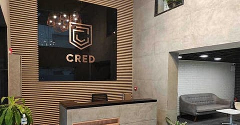 A logo of fintech firm CRED. (Photo| Special Arrangement)