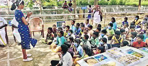 Aswatha conducts seminars for her peers and adults