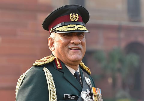 Chief of Defence Staff General Bipin Rawat and his wife Madhulika Rawat were killed along with 11 others when the Army chopper they were flying in crashed near Coonoor (Photo | PTI)