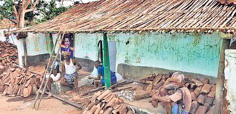 The ancestral house of Dr. Rajkumar in Doddagajanur (Photo | Express)