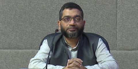 Jamaat-e-Islami Hind national president Syed Sadatullah Husaini (File photo | YouTube screengrab)