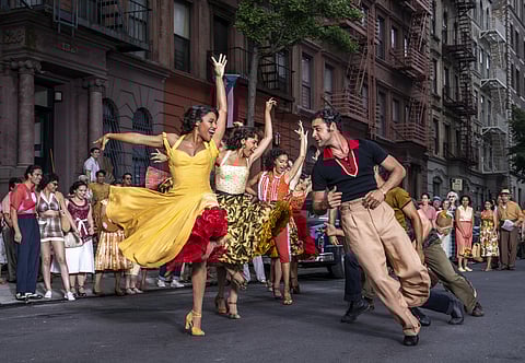 This image released by 20th Century Studios shows a scene from 'West Side Story.' (AP)