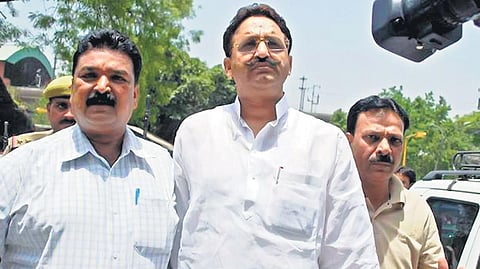 Gangster-turned-politician Mukhtar Ansari.