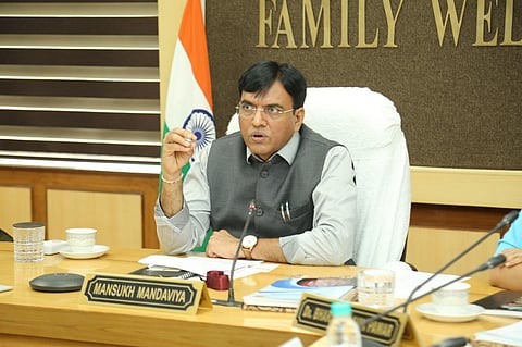 Sports minister Mansukh Mandaviya
