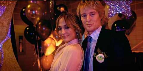 Jennifer Lopez and Owen Wilson in 'Marry Me' (Photo | YouTube screengrab)