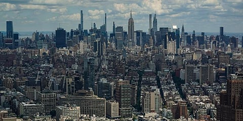 A view of the New York City skyline. (Photo | AP)