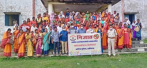 Villagers joined the campaign 'Nijaat'. (Photo | Express)