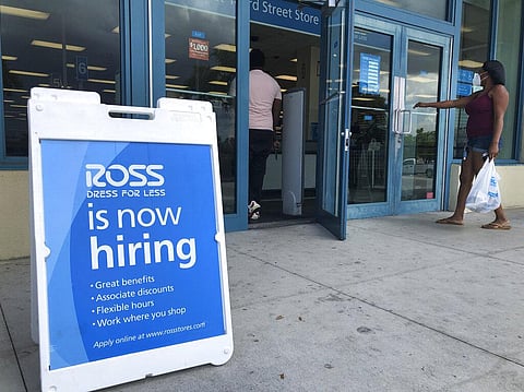 The number of Americans applying for unemployment benefits fell for the seventh straight week  (Photo |AP)