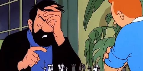 Captain Haddock in TinTin (Photo | YouTube screengrab)