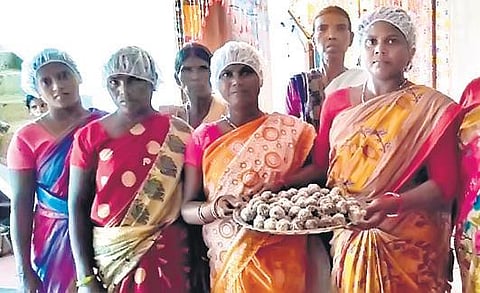 A group of 40 women is now making Mahua laddoos, cakes, pickles, jelly, and various other edible products | Express