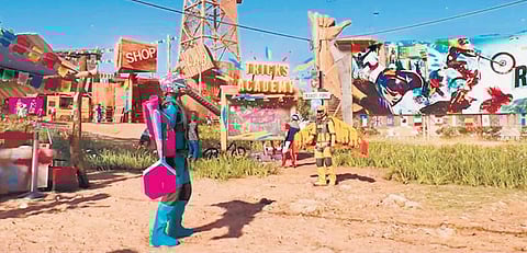 Stills from ‘Rider’s Republic’.