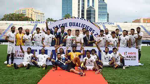 A file image of Rajasthan United FC (Photo | I-League)