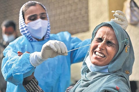 Covid-19 testing continues, even though it subjects people to discomfort | PTI