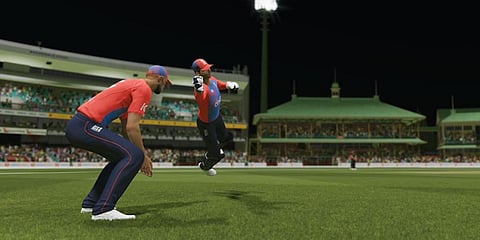 A still from the video game 'Cricket 22'. (Photo| Special Arrangement)