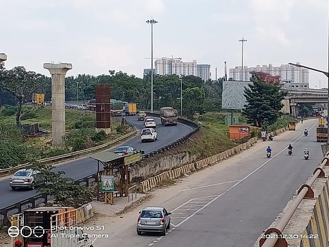 Bengaluru Metro construction is getting delayed on  Nagasandra-Madavara Line as NICE is not permitting its access via its road (Photo | EPS)