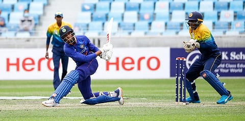 Fifty from opener Angkrish Raghuvanshi guides India to their third consecutive U19 Asia Cup. (Photo | Twitter/ ACCMedia1)