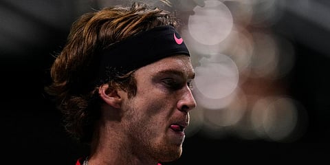 Russian tennis star Andrey Rublev.