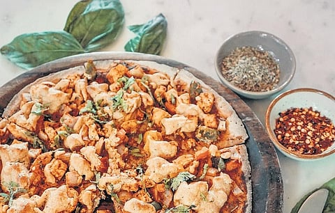 Brik Oven, famous for its original Neapolitan-style pizza, now offers a range of vegan pizzas.